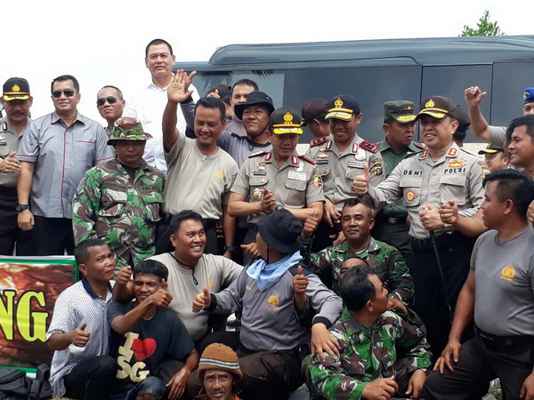 Kabaharkam Polri Pimpin Apel di Kampar
